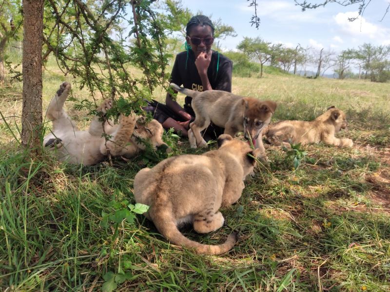 Amazing time with the cubs at CTC Conservation Center Uganda